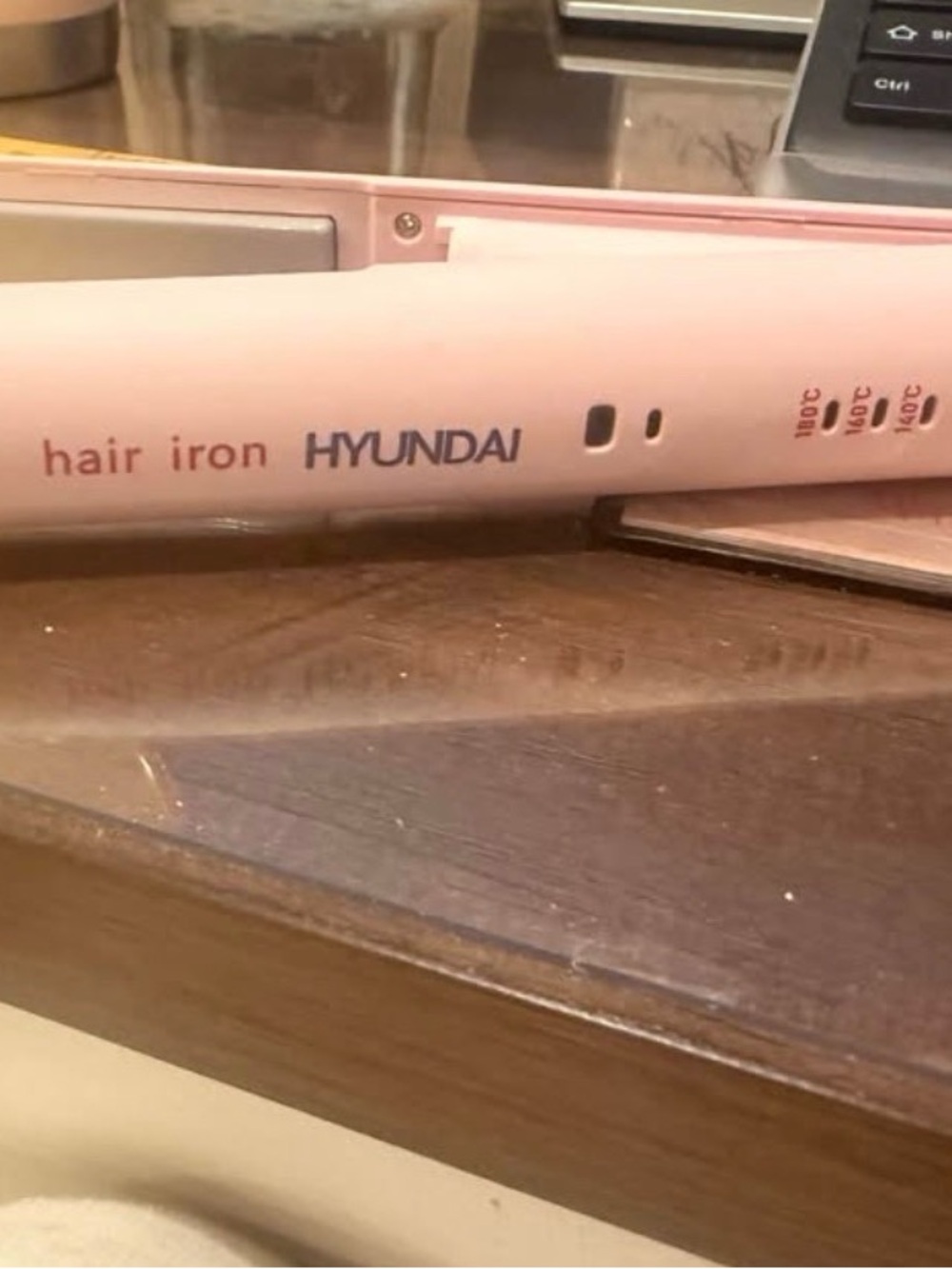Pink Hair Iron - Compact Straightener